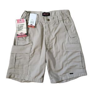 NWT Tru-Spec 24-7 Series Size 28 Mens 9" ST Cargo Shorts Beige Tactical Khaki